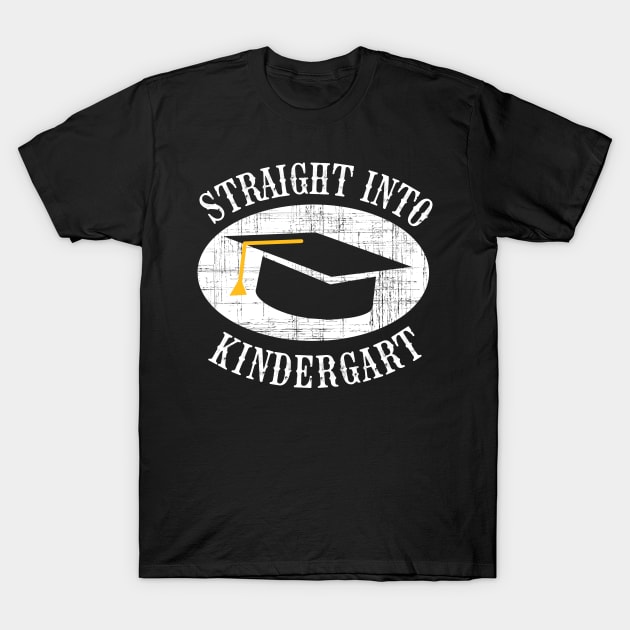 Straight Into Kindergarten Back To School Gift T-Shirt by kateeleone97023